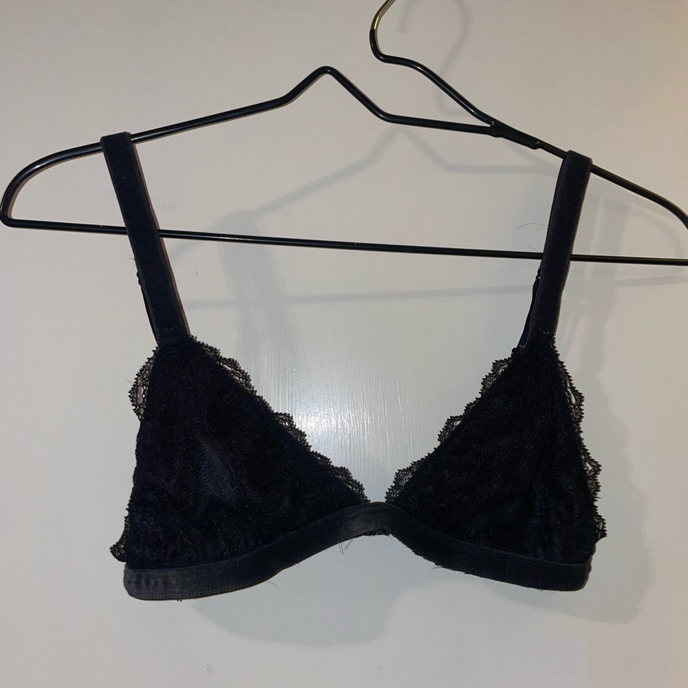 Elegant Black Lace Bralette
